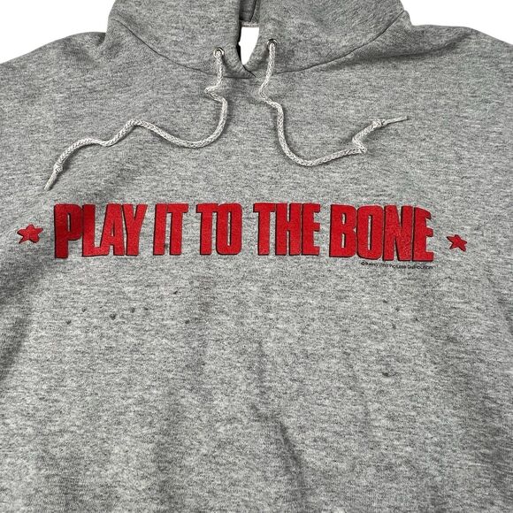 Rare 1999 Play It to the Bone Promo Hoodie Gray  XL Extra Large - Picture 6 of 10
